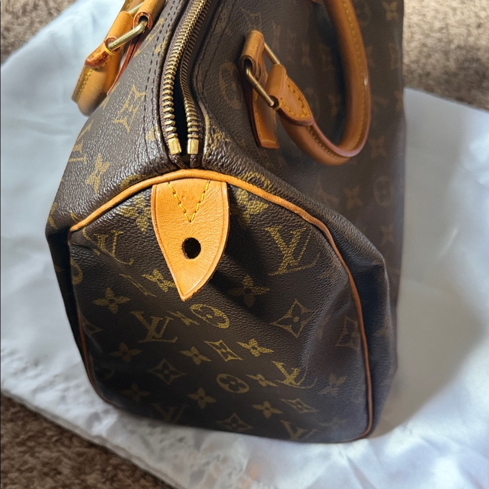 Louis Vuitton Monogram Speedy Handbag -1 - Picture 5 of 12